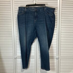 A New Approach Blue High-Rise Boyfriend Skinny Denim Jeans Women 24W